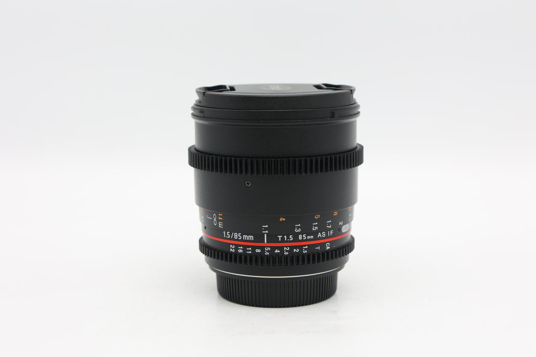 Used Rokinon 85mm T1.5 EF (VG)