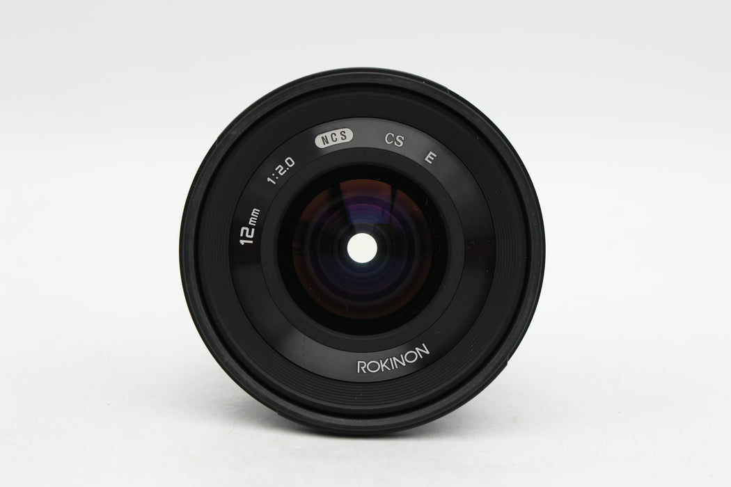 Used Rokinon 12mm f2 Sony (VG)