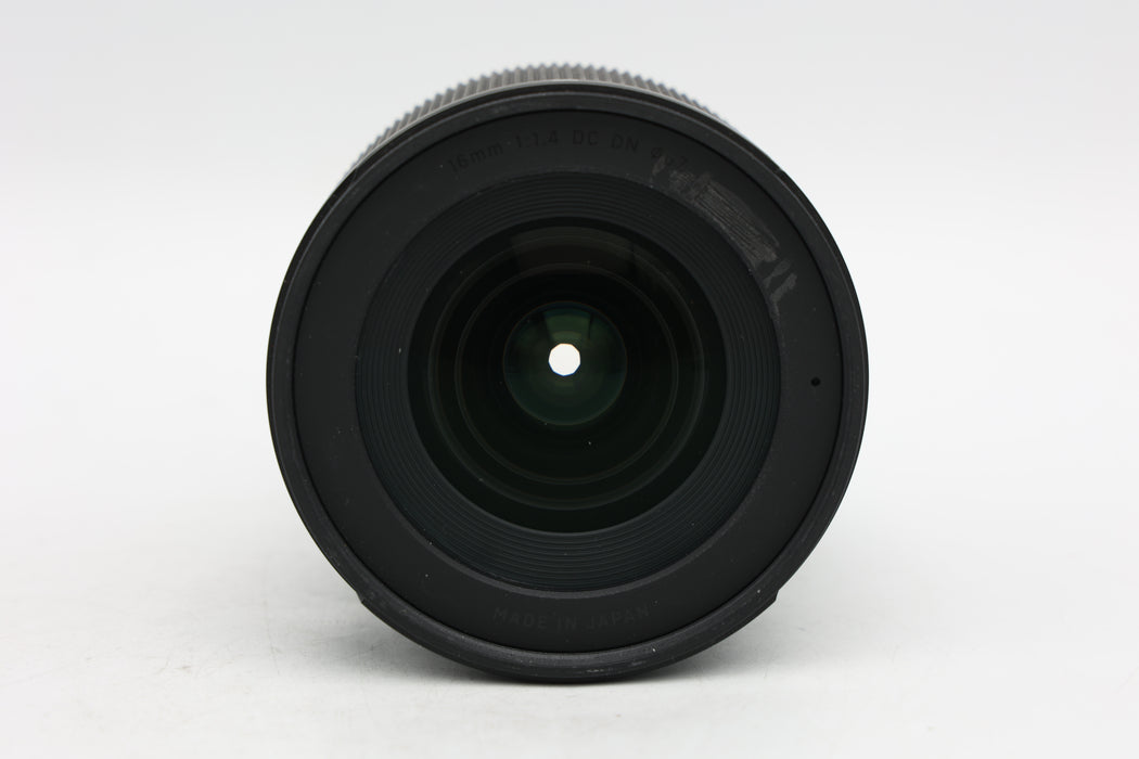 Used Sigma 16mm f1.4 DC Sony (Good)