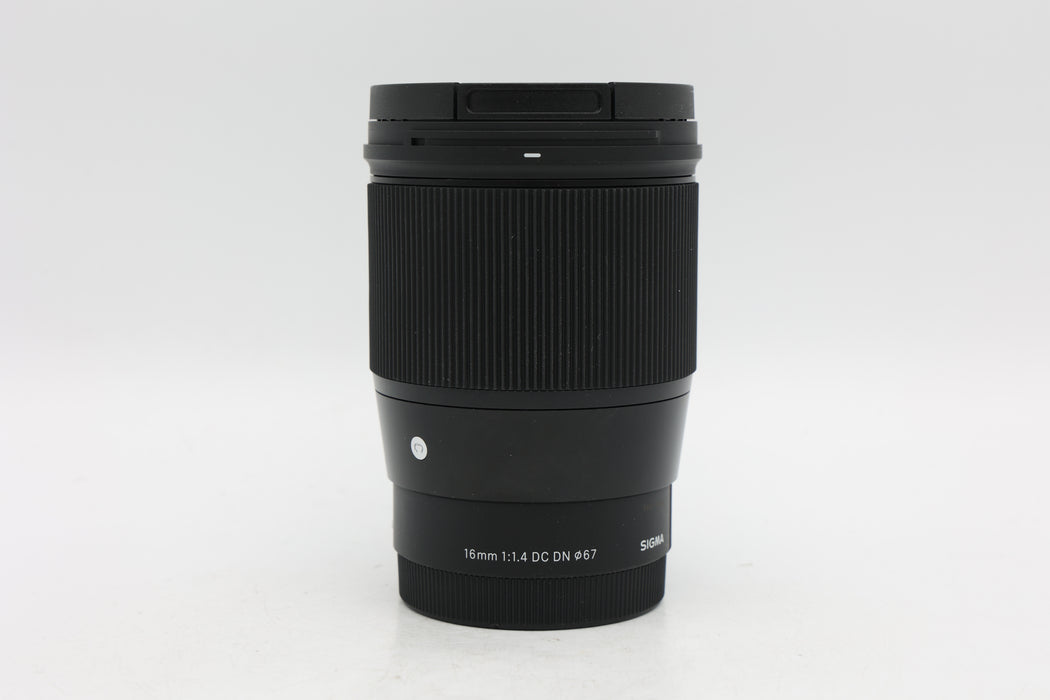 Used Sigma 16mm f1.4 DC Sony (EX)