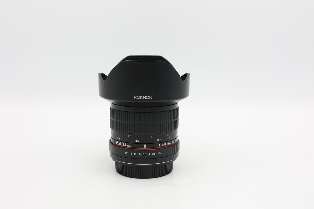 Used Rokinon 14mm F2.8 AS CAF (VG)