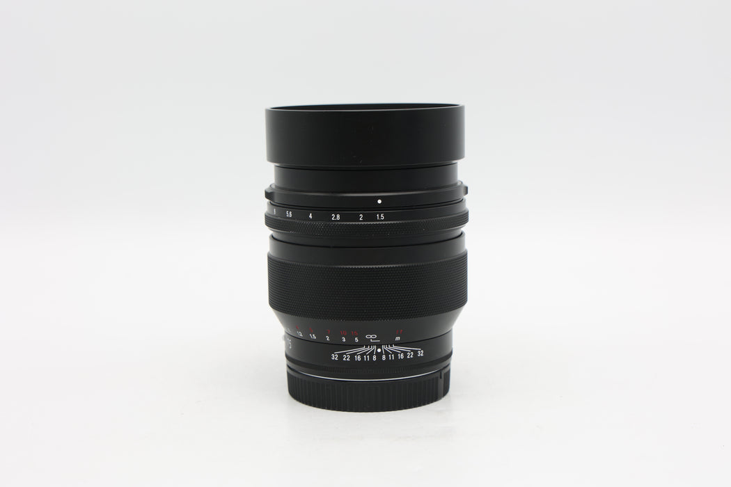 Used Voigtlander 75mm F1.5 FE (VG)