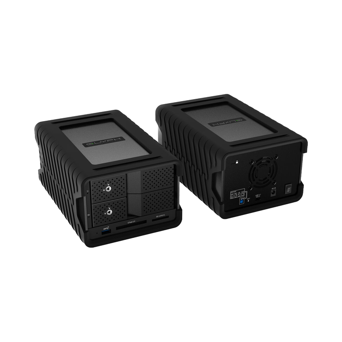 Glyph Technologies 60TB Blackbox PRO RAID Desktop Drive with Thunderbolt 3 (2 x 30TB)