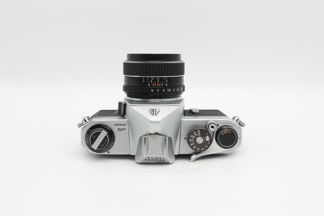 Used Pentax Spotmatic W/55 1.8 (F) Meter Off