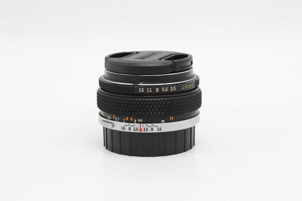Used Olympus OM 28mm F3.5 (G)