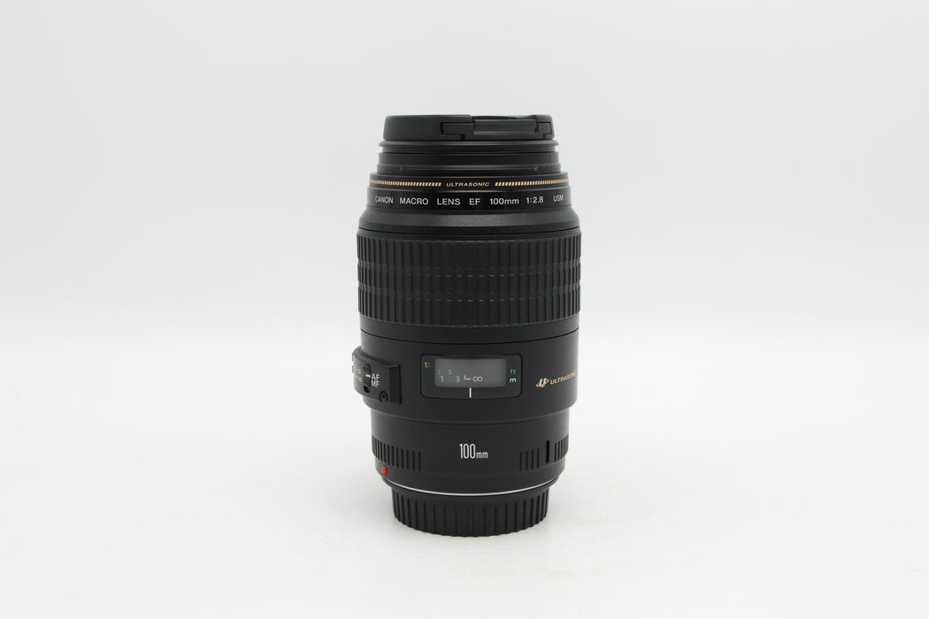 Used Canon EF 100 2.8 Mac USM  (VG)
