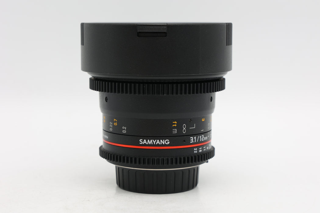 Used Samyang 12mm T3.1 Nikon (VG)