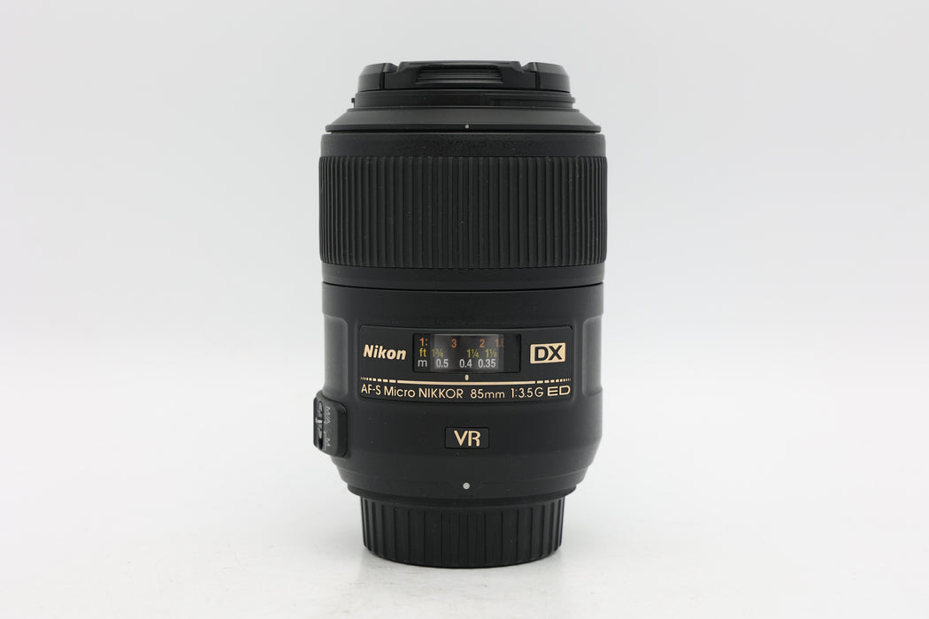 Used Nikon AF-S 85mm f3.5 DX Micro (VG)