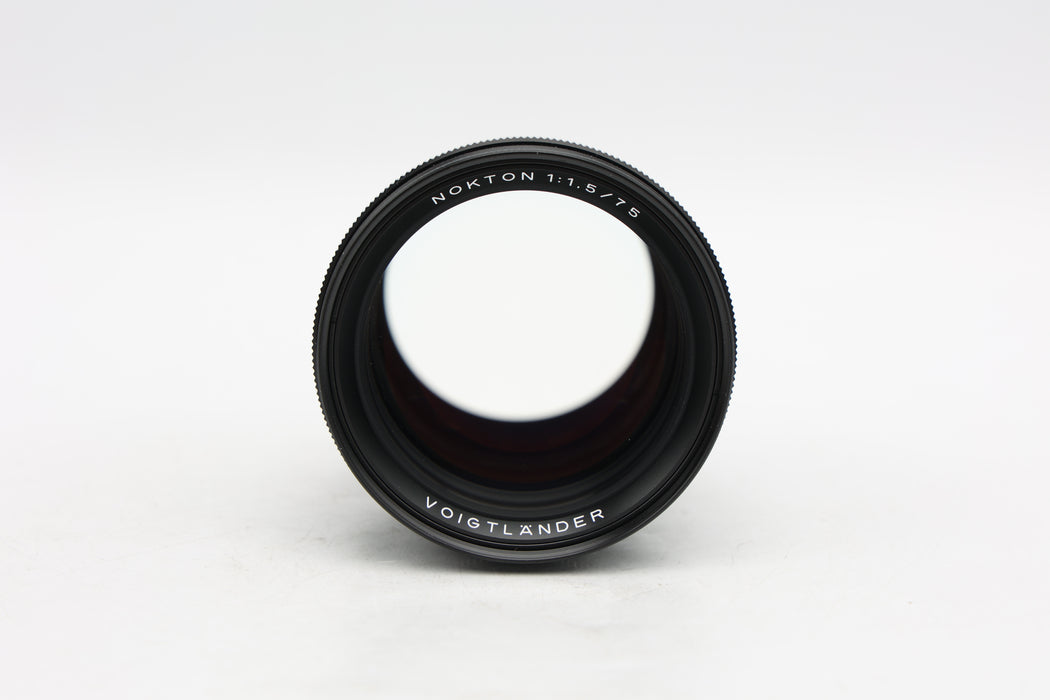 Used Voigtlander 75mm f1.5 VM (EX)