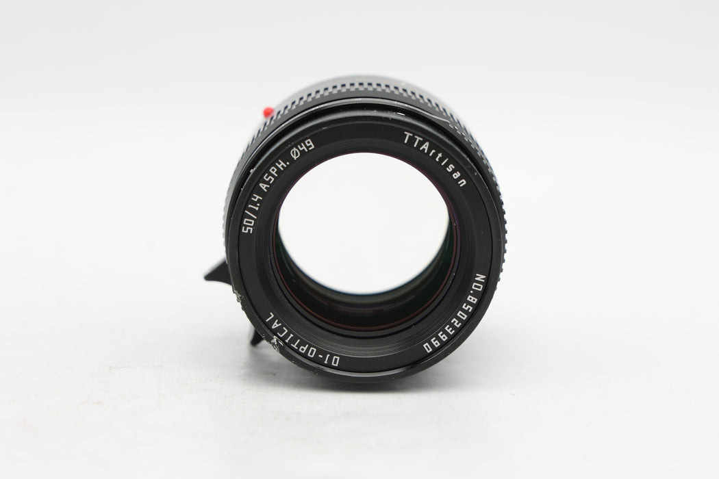 Used TTArtisan M 50mm f1.4 (Fair) Chip in filter ring
