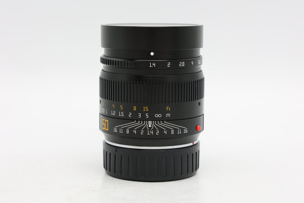 Used TTArtisan M 50mm f1.4 (Fair) Chip in filter ring