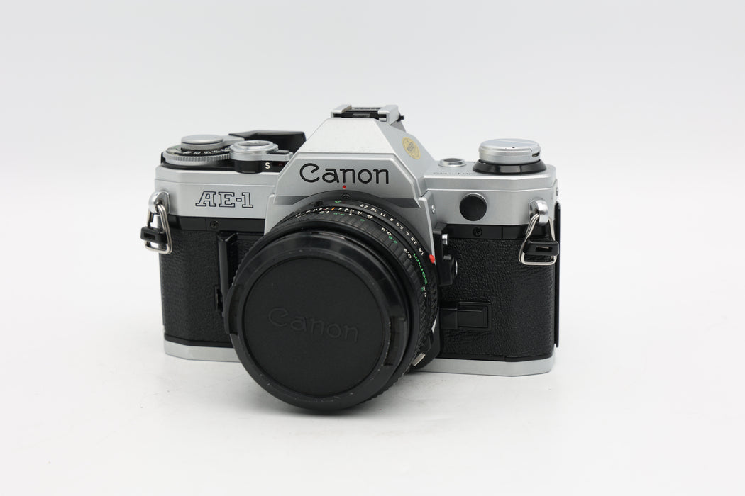 Used Canon AE-1 W/50mm F1.8 (G)