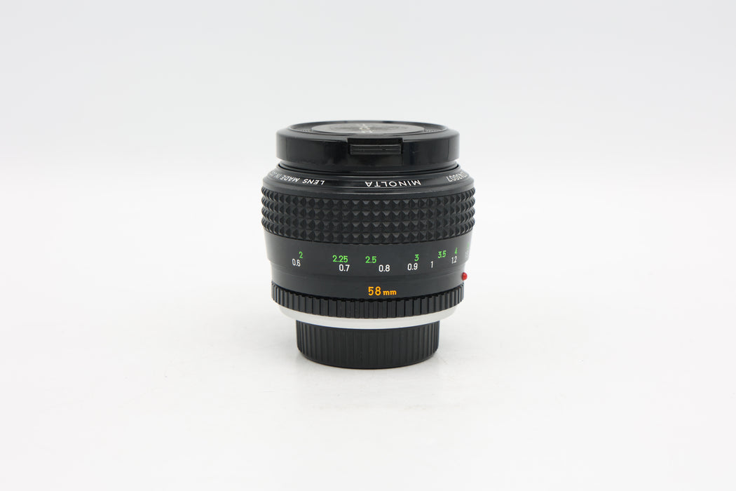 Used Minolta 58mm F1.2 MC (VG)