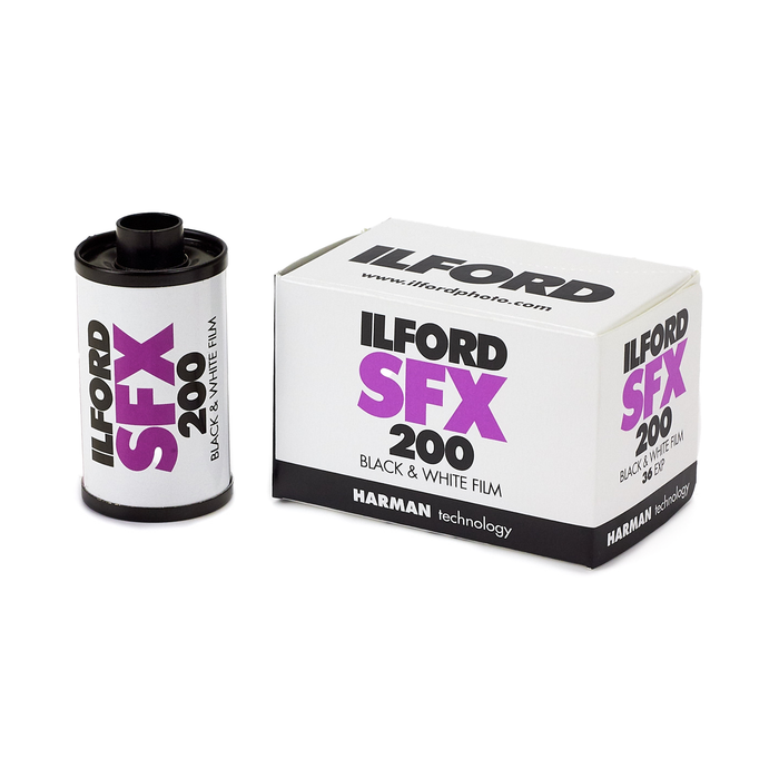 Ilford SFX 200 Black & White Negative - 35mm Film, 36 Exposures, Single Roll