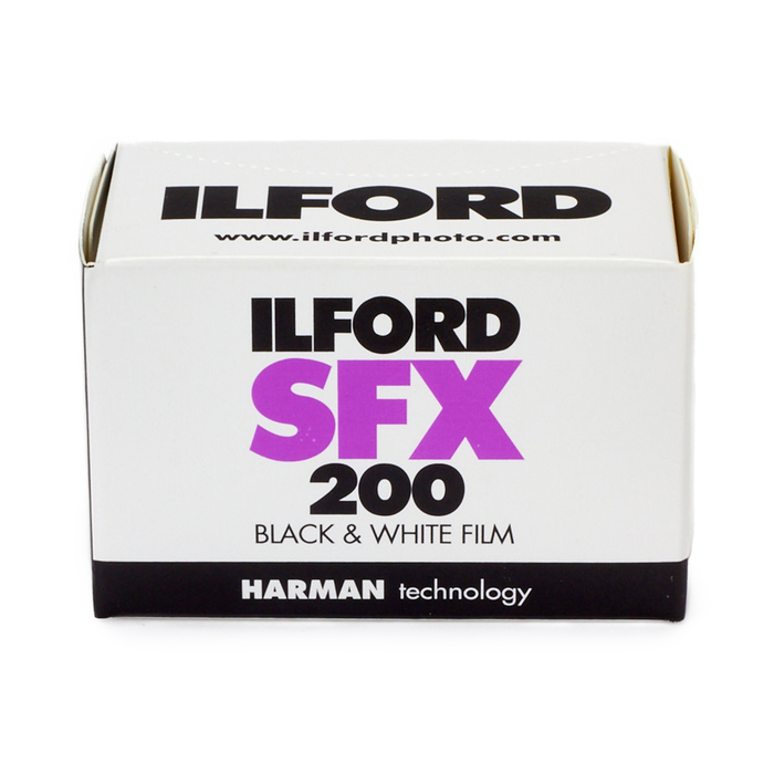 Ilford SFX 200 Black & White Negative - 35mm Film, 36 Exposures, Single Roll