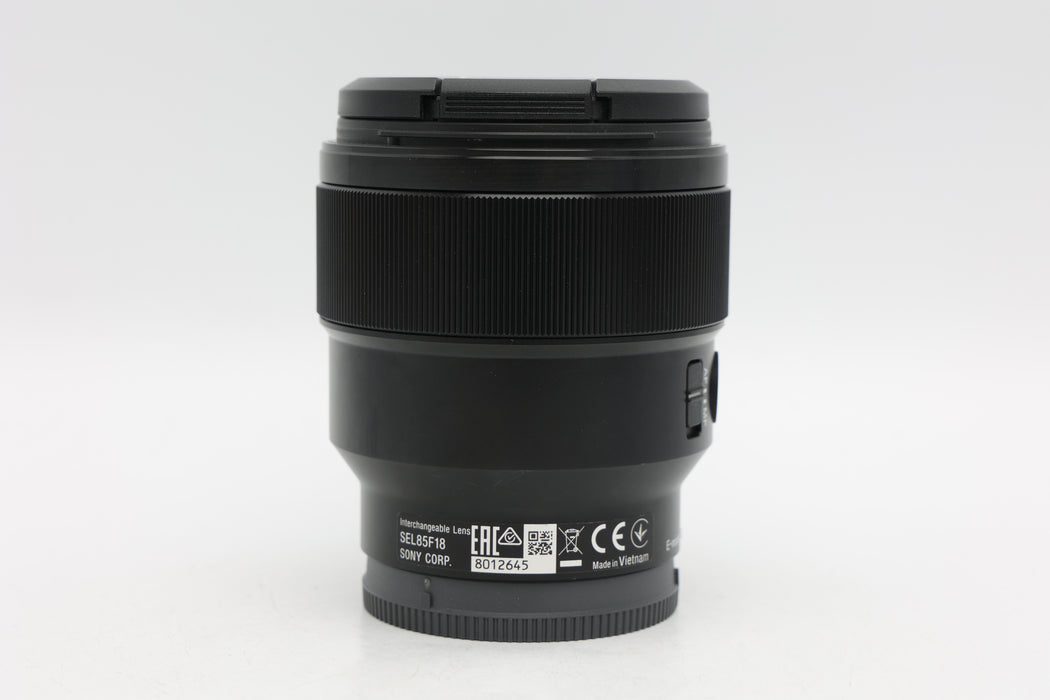 Used Sony FE 85mm f1.8 (EX)