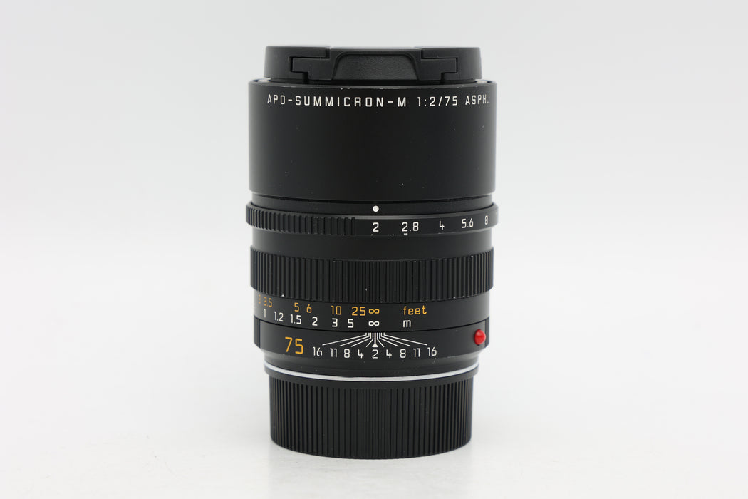 Used Leica M 75mm f2 APO 11637 (Good)