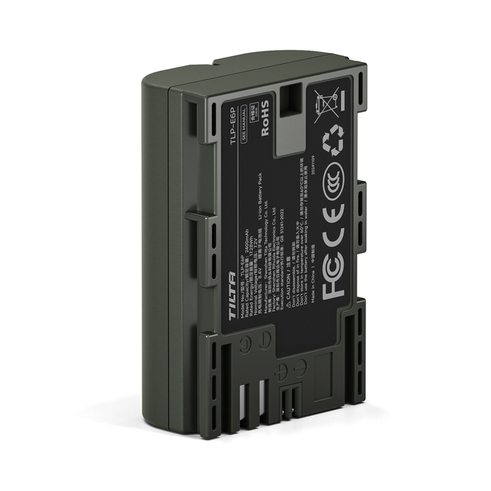 Tilta LP-E6P Battery with USB-C Input (2400mAh) for Canon Cameras - Green
