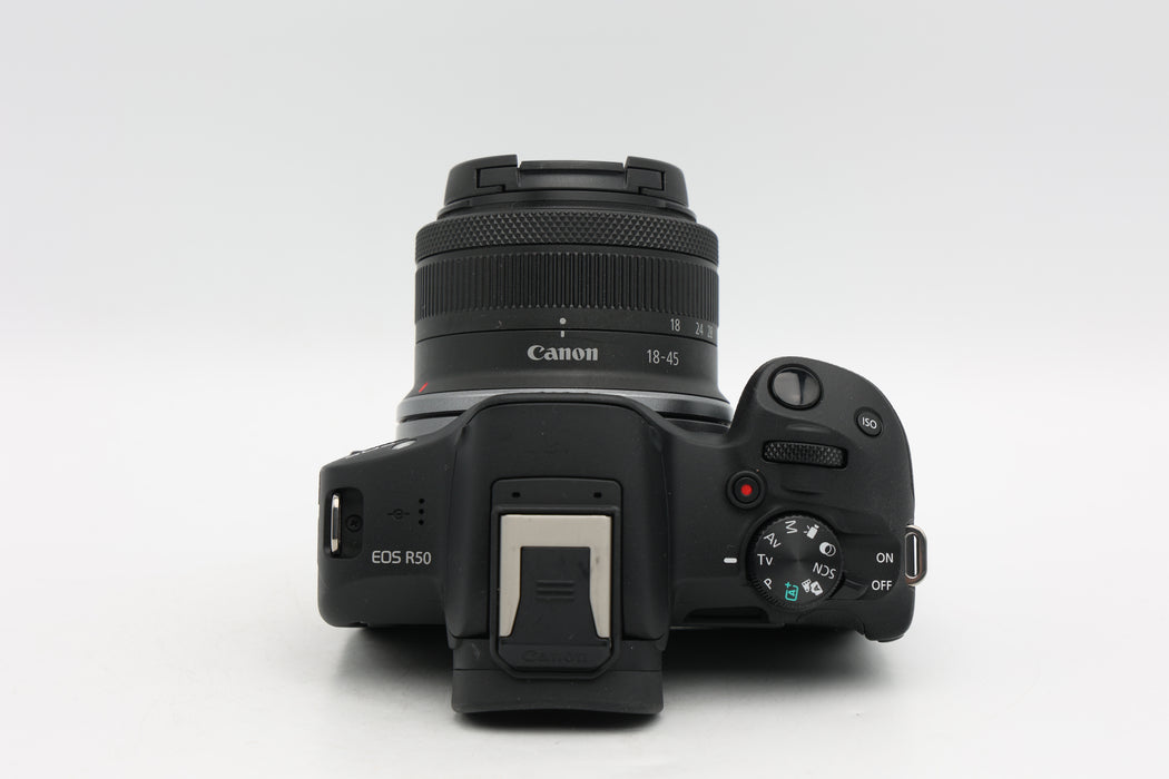 Used Canon EOS R50 W/15-45mm (VG)