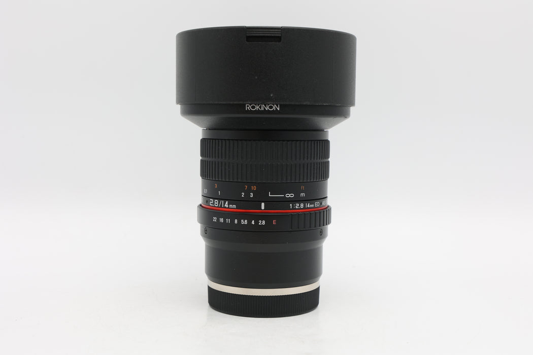 Used Rokinon 14mm f2.8 Sony (VG)