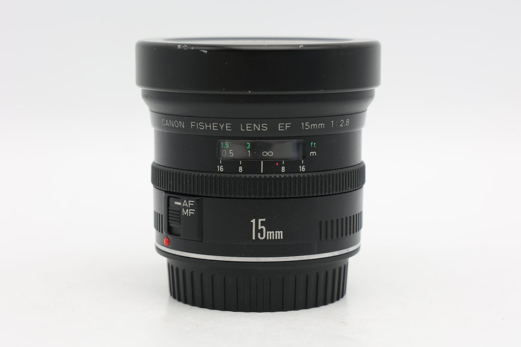 Used Canon EF 15mm 2.8 Fisheye (Good)