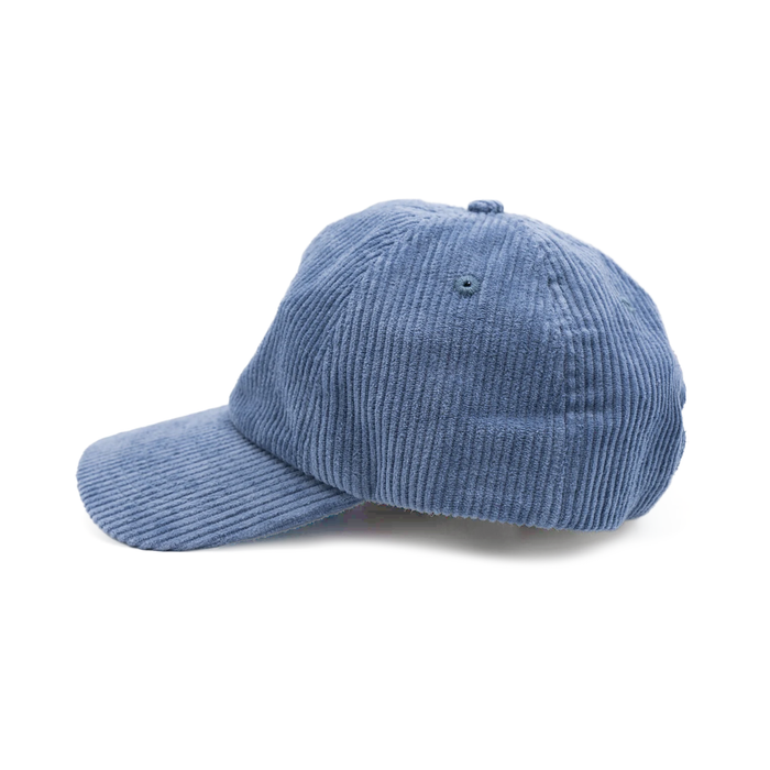 Glazer's Bird Corduroy Dad Hat - Slate Blue