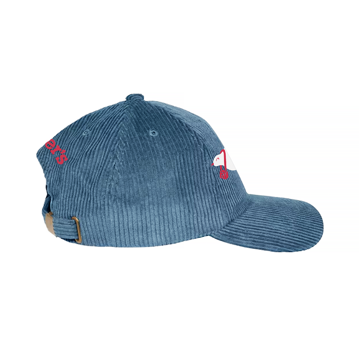 Glazer's Bird Corduroy Dad Hat - Slate Blue