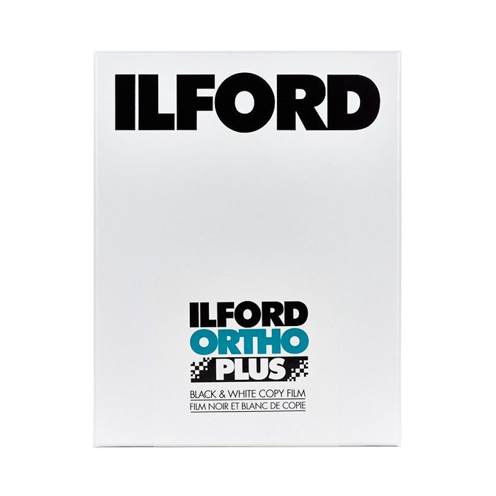Ilford Ortho Plus 80 Black & White Negative - 4x5" Film, 25 Sheets
