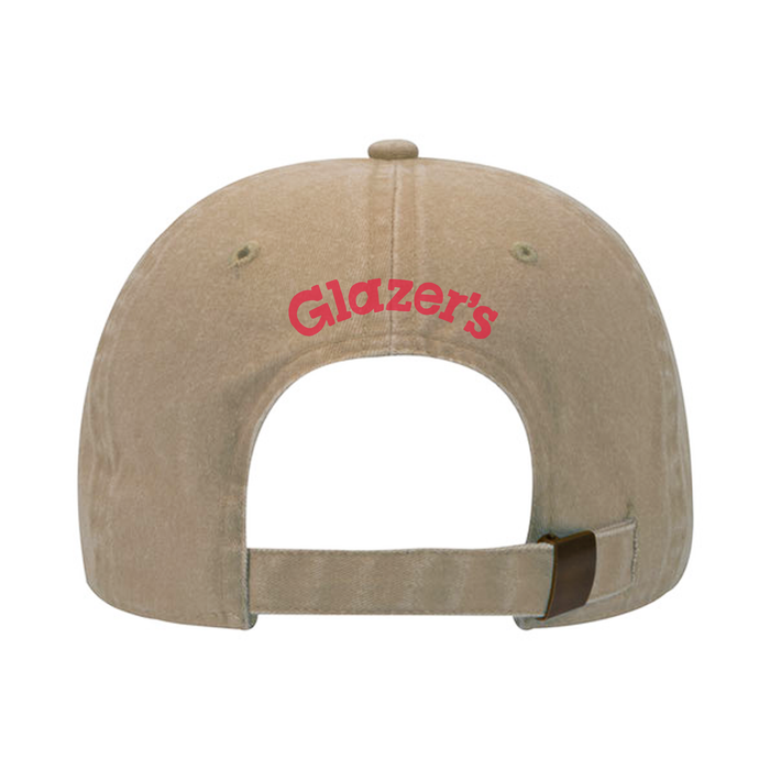 Glazer's Camera Caterpillar 6-Panel Low Profile Dad Hat - Khaki