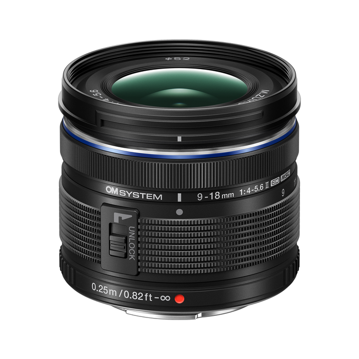 OM-System 9-18mm ED F4.0-5.6 II Lens