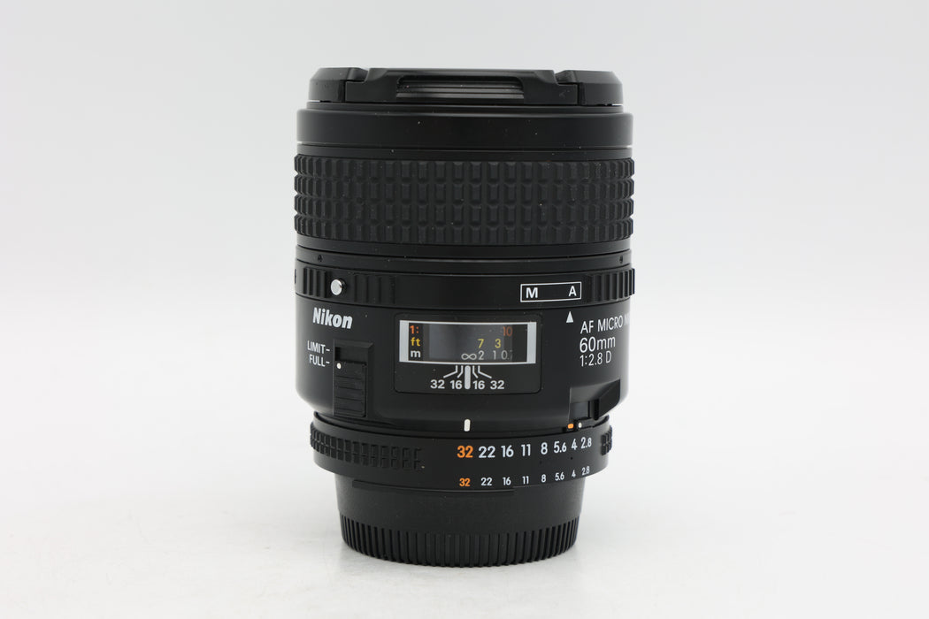 Used Nikon AF 60mm f2.8D Micro (EX)