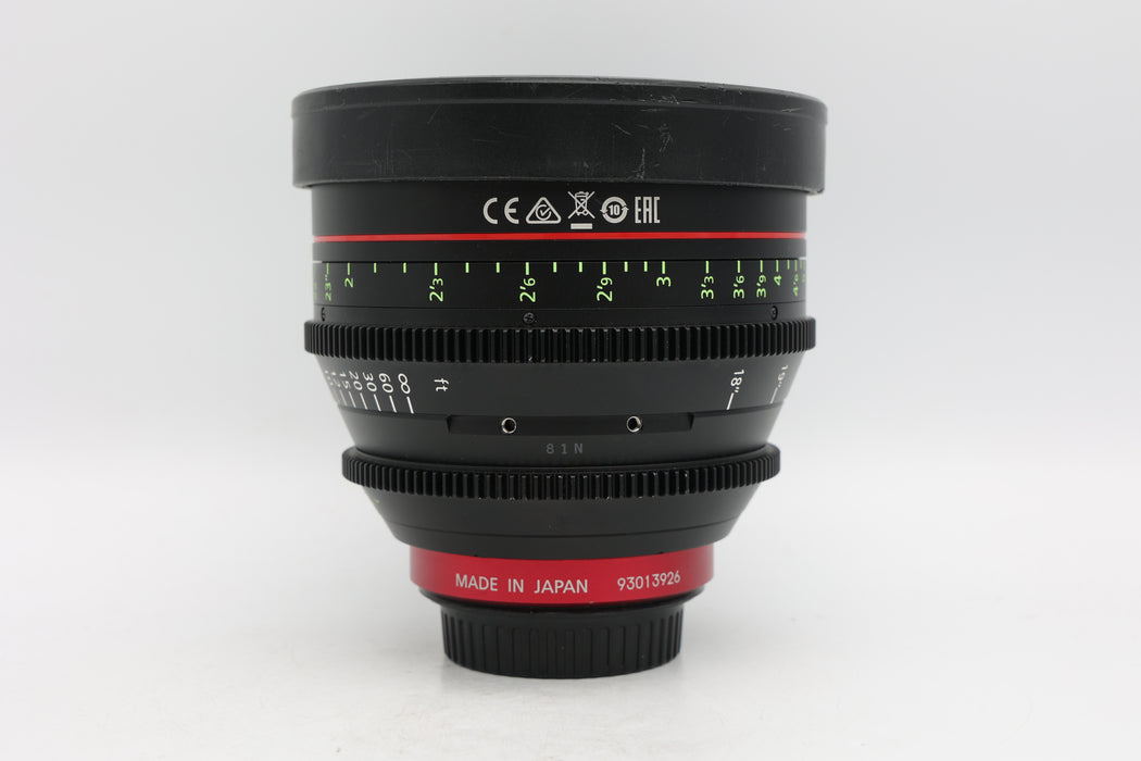 Used Canon CN-E 50mm T1.3 L F (EX)