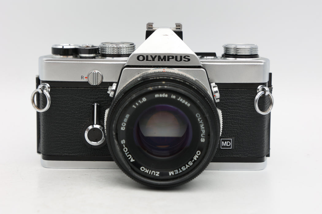 Used Olympus OM-1 Kit (Fair) Filter ring damage