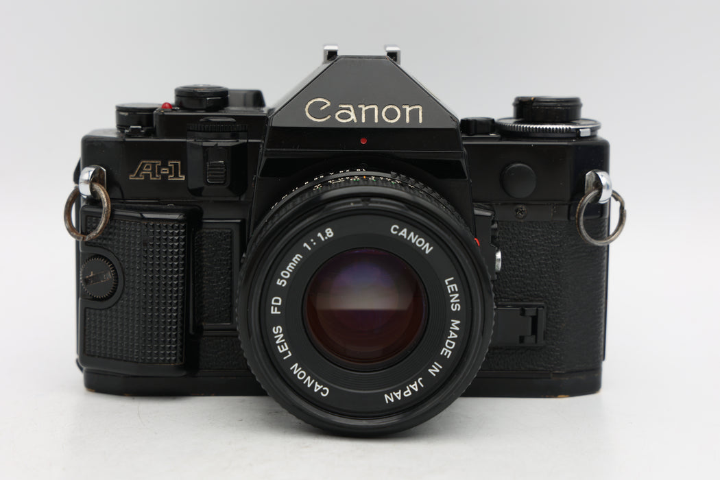 Used Canon A-1 Kit w/ 50mm 1.8 (Fair)