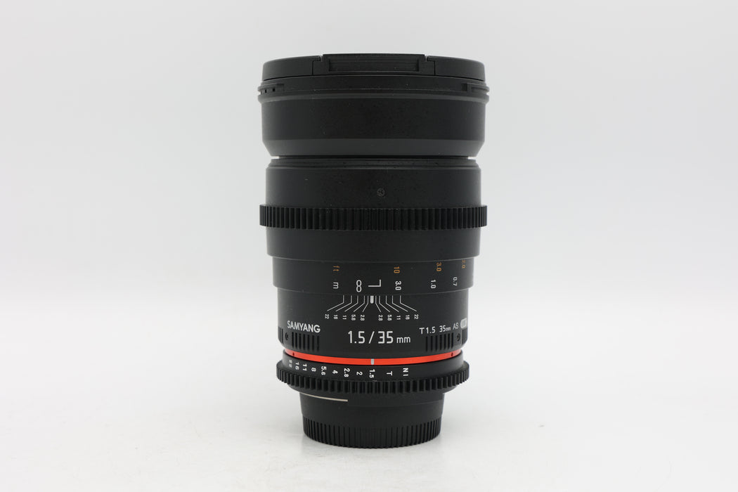 Used Samyang 35mm T1.5 Nikon (VG)