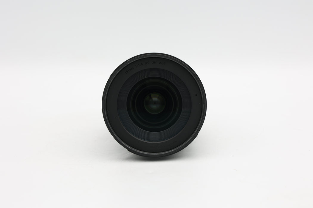 Used Sigma 16mm F1.4 DC Sony (VG)