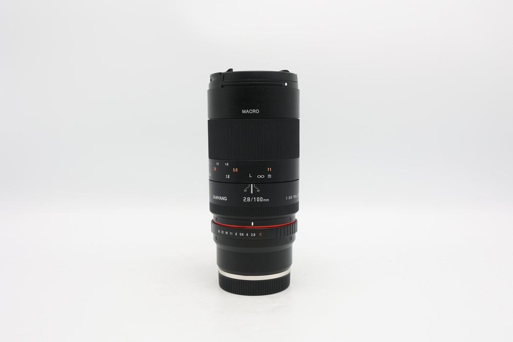 Used Samyang 100mm F2.8 Mac FE (VG)