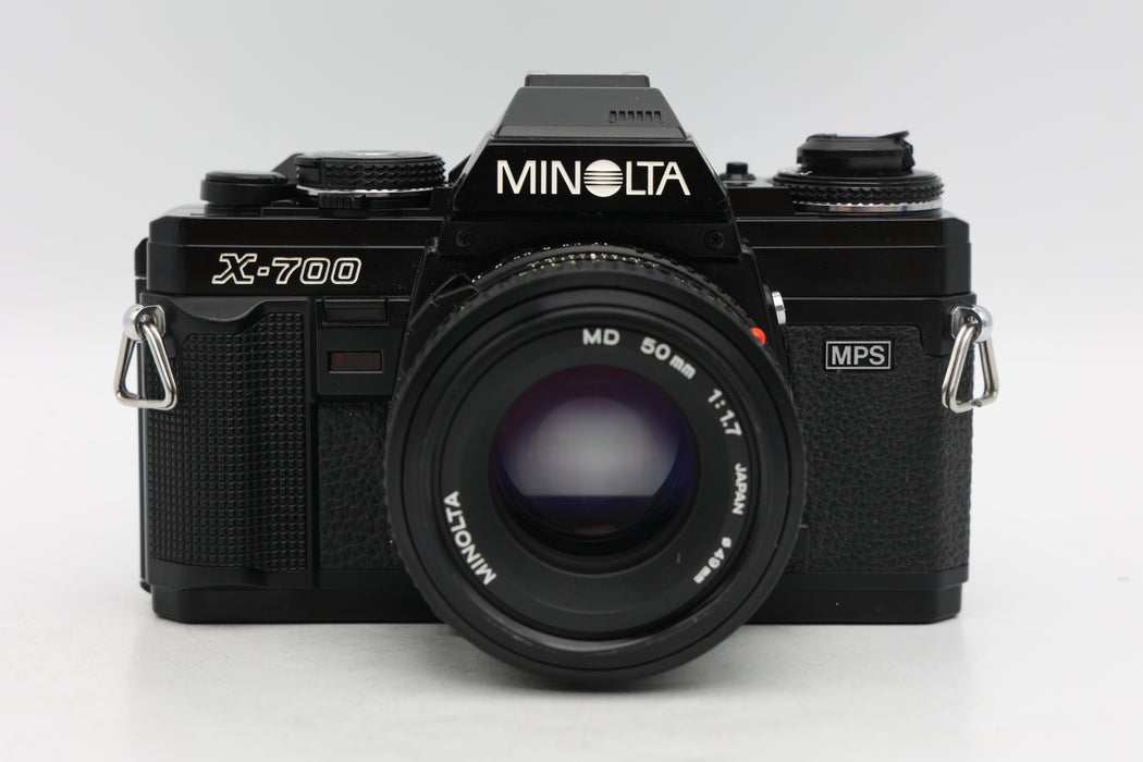 Used Minolta X-700 Kit w/ 50mm (Fair) Filter ring damage