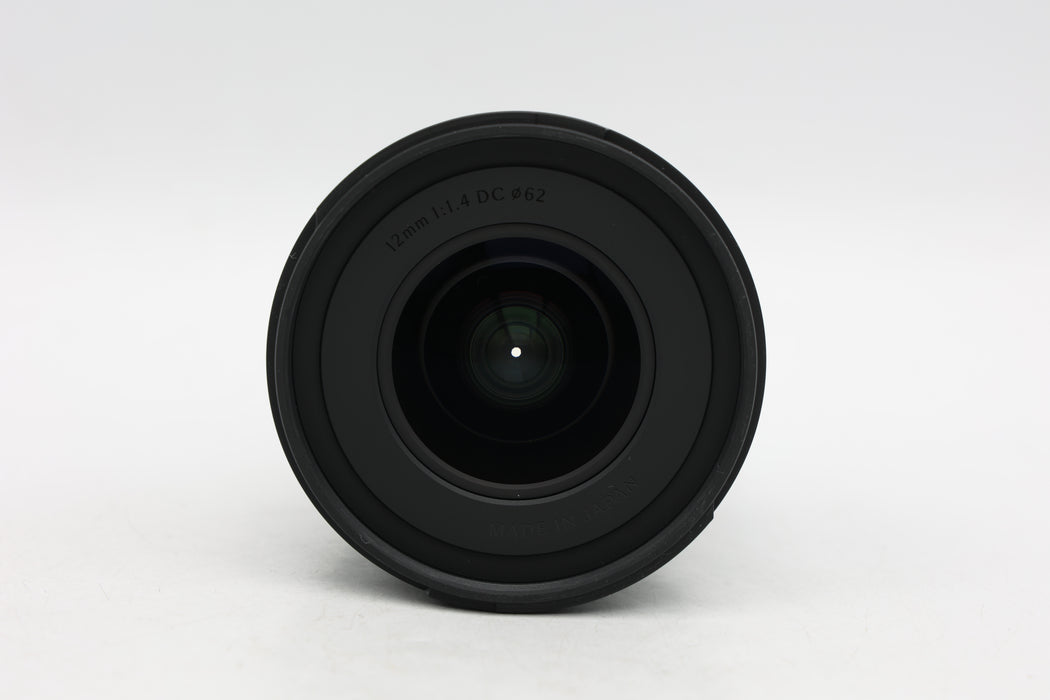 Used Sigma 12mm f1.4 DC XF (EX)