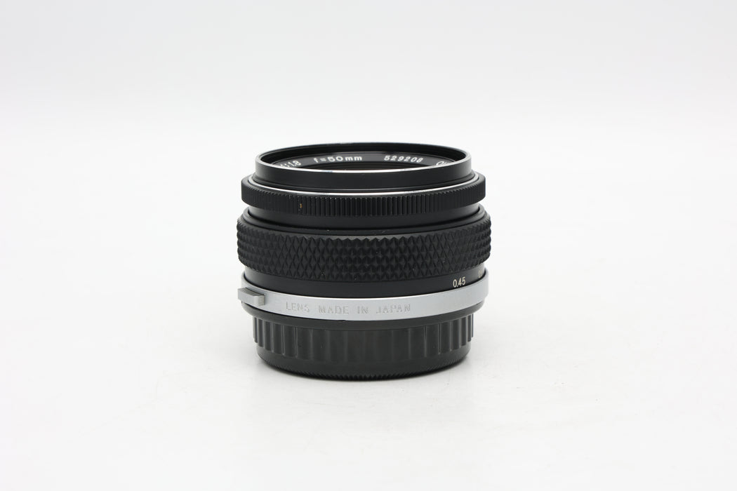 Used Olympus OM 50mm F1.8 (VG)