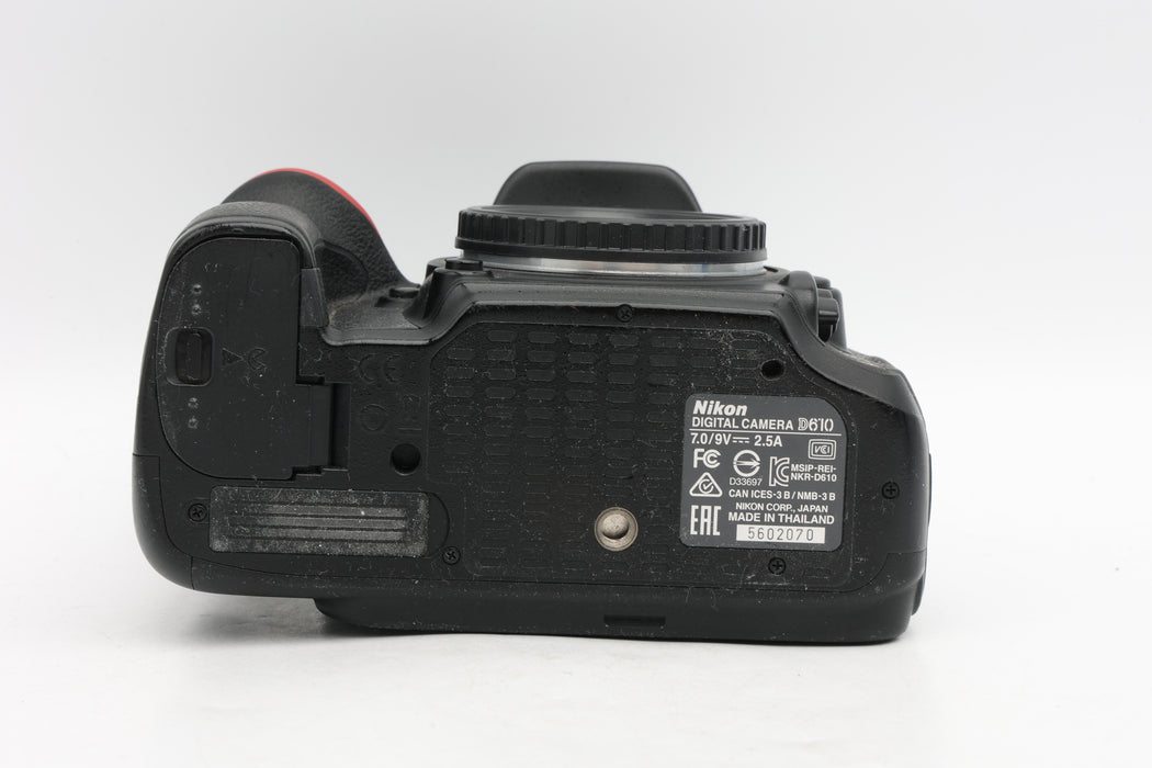 Used Nikon D610 Body (Good)