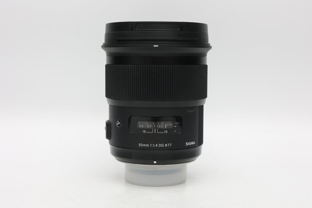 Used Sigma 50mm f1.4 DG Nikon (VG)