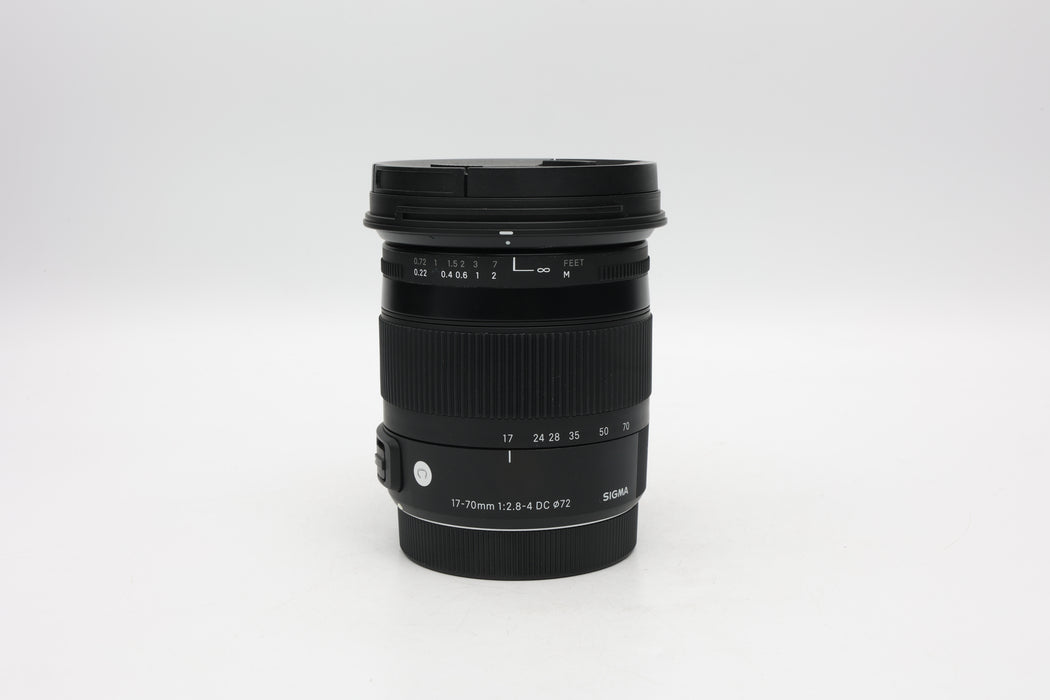 Used Sigma 17-70 F2.8-4 DC CAF (VG)