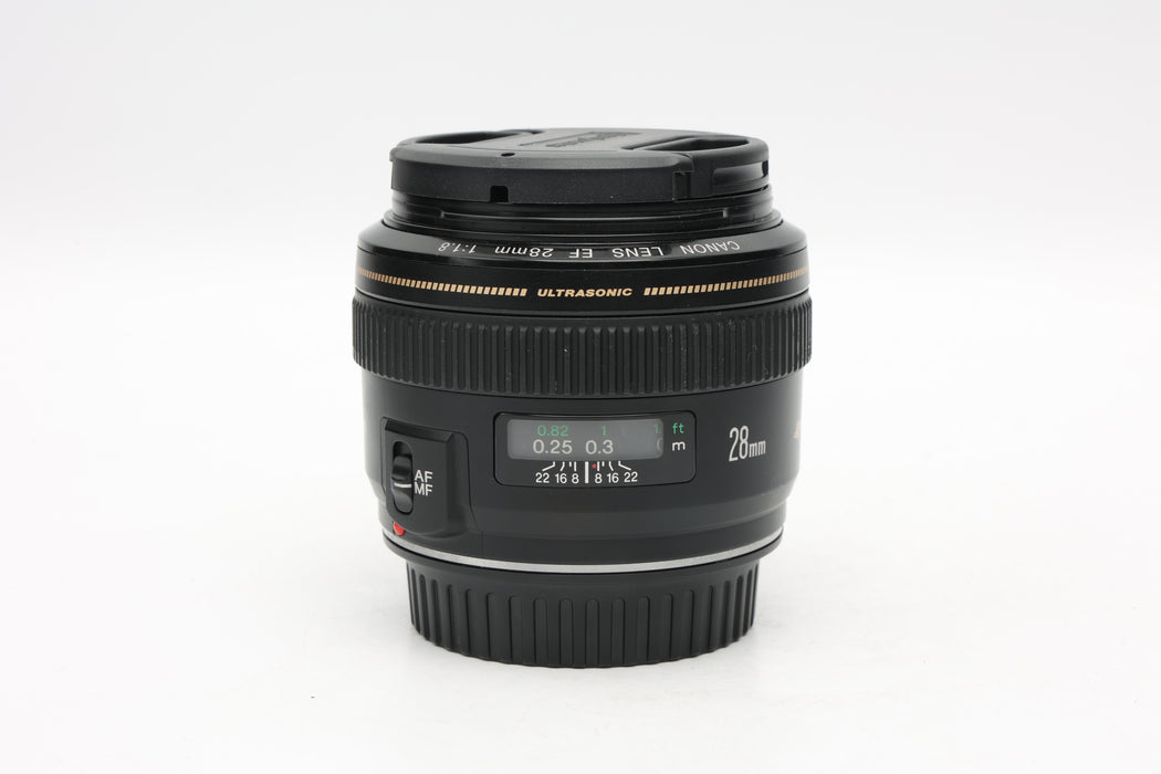 Used Canon EF 28mm F1.8 USM (VG)