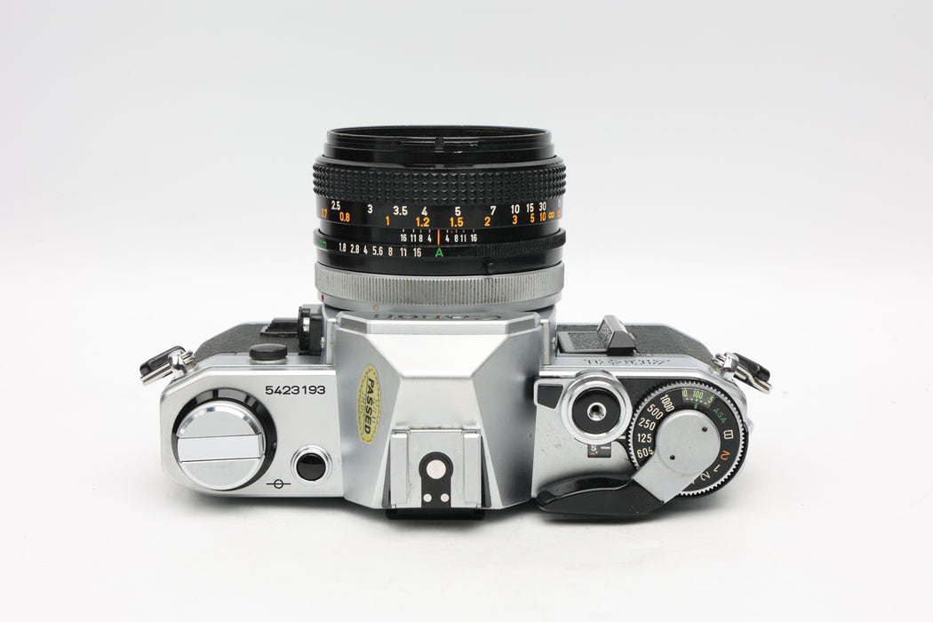 Used Canon AE-1 W/50mm F1.8 (G)