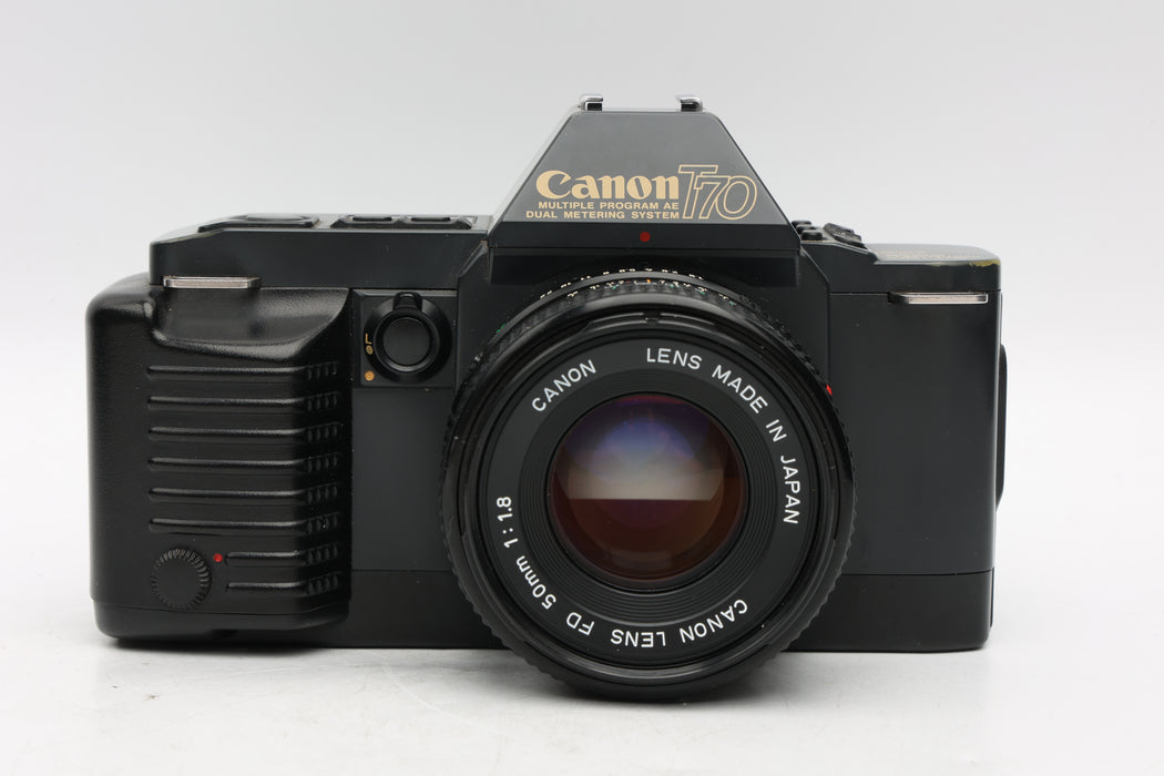 Used Canon T70 Kit w/ 50mm f1.8 (Good)