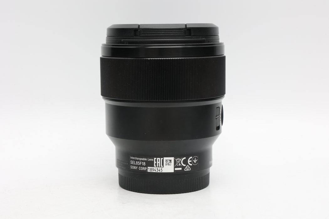 Used Sony FE 85mm f1.8 (EX)