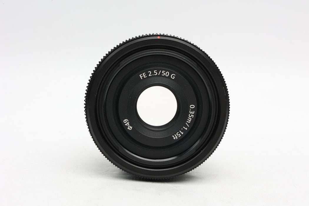 Used Sony FE 50mm f2.5 G (EX)