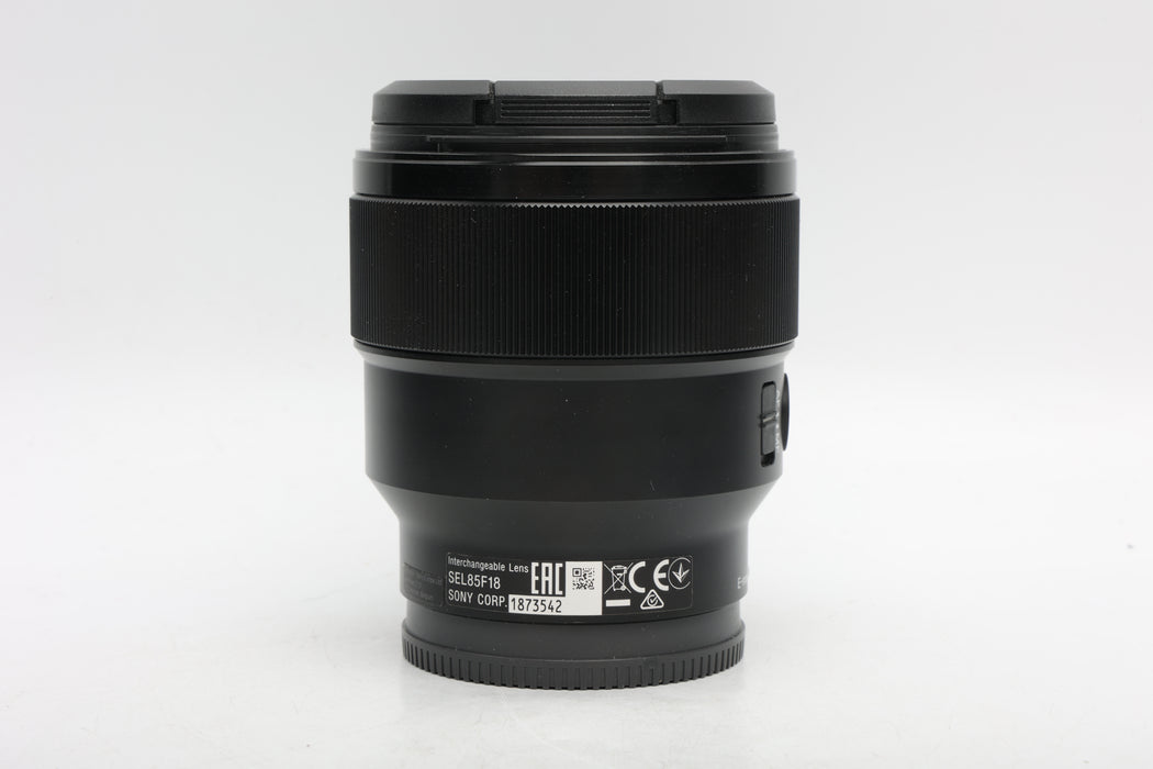 Used Sony FE 85mm f1.8 (EX)