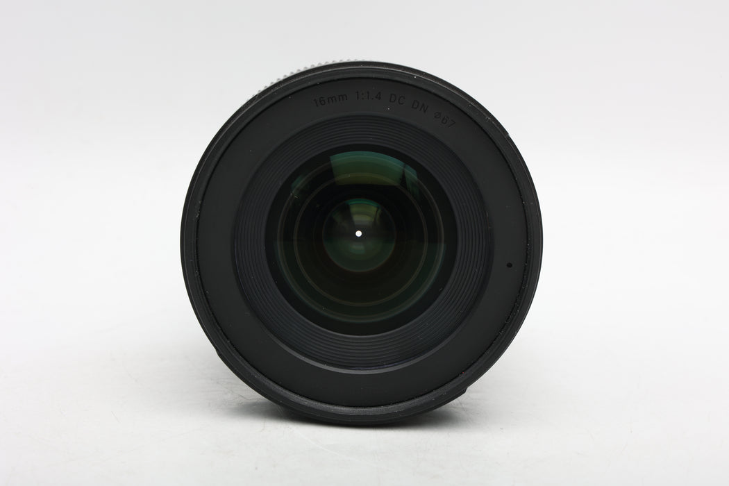 Used Sigma 16mm f1.4 DC Sony (VG)